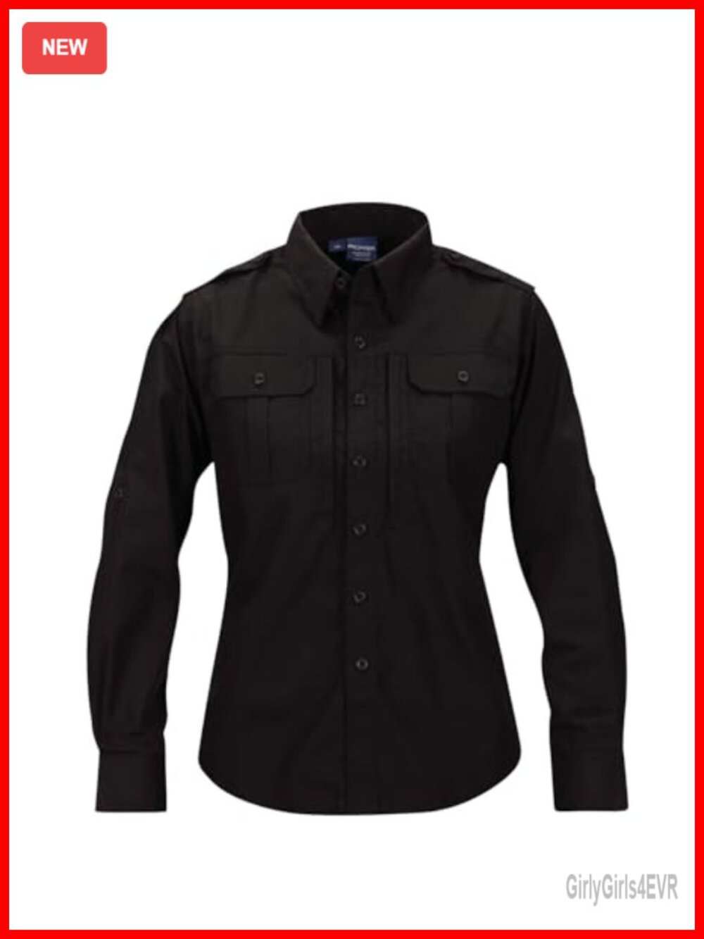 Tactical Long Sleeve Ripstop Shirt Button Down Collared Military